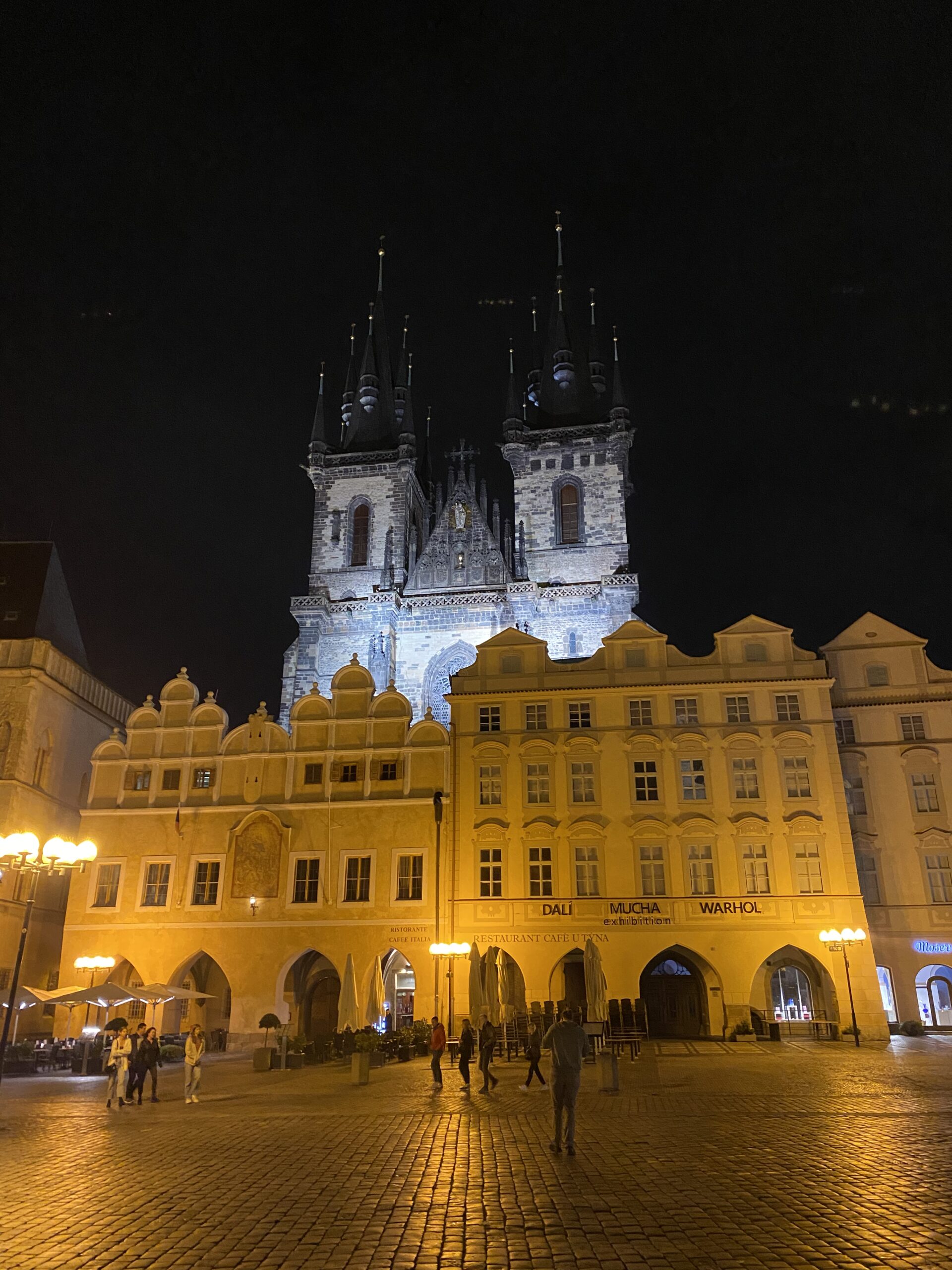 Prague Main square on our visit to the amazing city